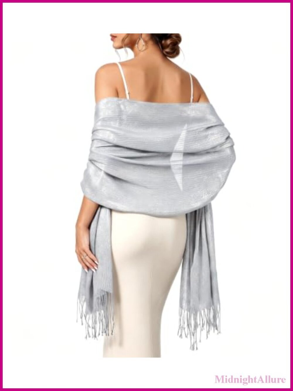 Sheer Viscose Shawl Wrap Evening Dress Scarf One Size